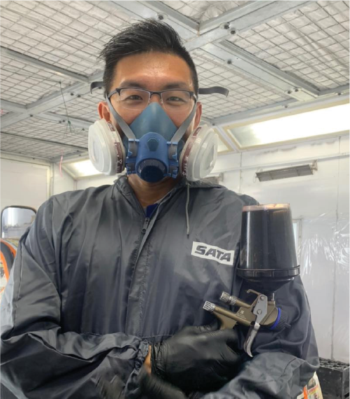 Colourful Painting Workshop Car Painting Car Polishing Car 